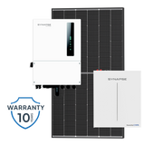 5kW Synapse Ultra Hybrid Inverter with  5kW SYNAPSE Battery and 6x 420W Trina panels