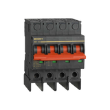 Zjbeny DC Circuit breaker, din mount, 4-pole, 1200V, 32A