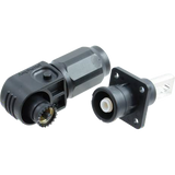 Amphenol SurLok+ Electric vehicle connector plug, black, 120A