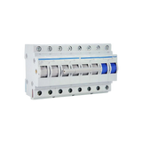 Hager Changeover switch, on-off-on, Din rail, 4-pole, 63A